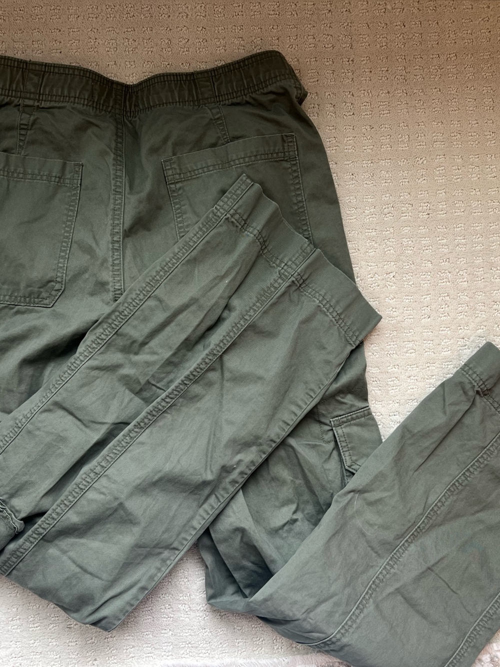 Abercrombie & Fitch Green Cargo Pants - Picture 4 of 5